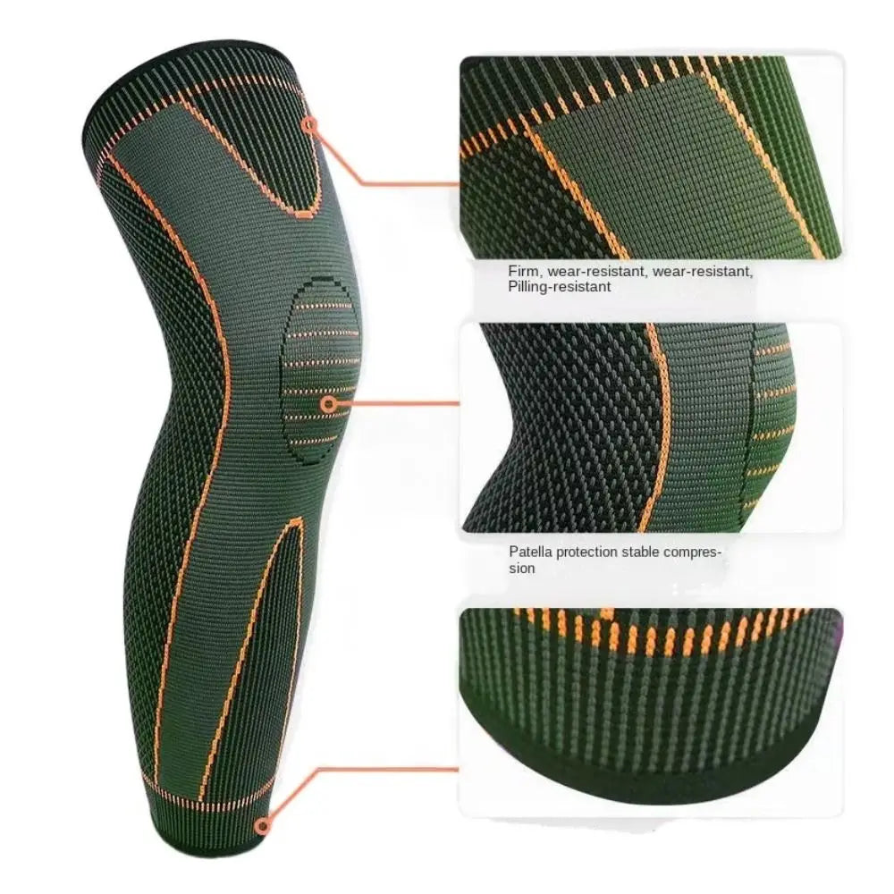 Knee Support Brace Compression Long Full Legs Sleeve Arthritis Running Gym Sport Knee Pads